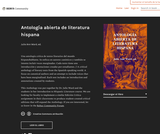 Antología Abierta De Literatura Hispana Antología Abierta De Literatura Hispana